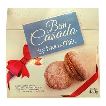  FAVO DE MEL MINI BOLO BEM CASADO RECH DOCE DE LEITE DP 12X40G